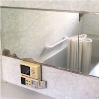 浴室・お風呂の鏡は防湿コートがない場合腐食する