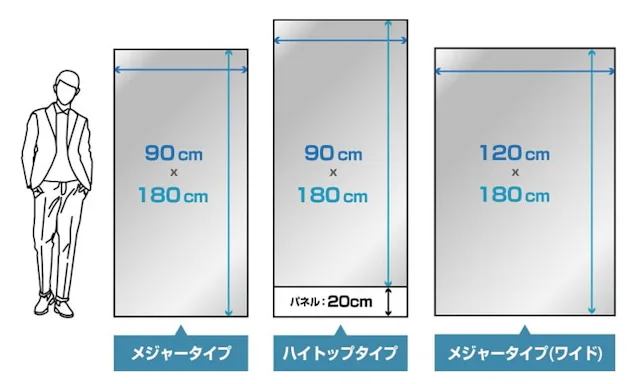 ダンス練習用】壁に貼る全身鏡の選び方／2つの大型ミラー｜鏡の販売.com