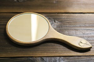 割れた手鏡の修理・修復事例②(修理後)