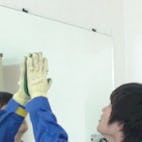 鏡を貼る